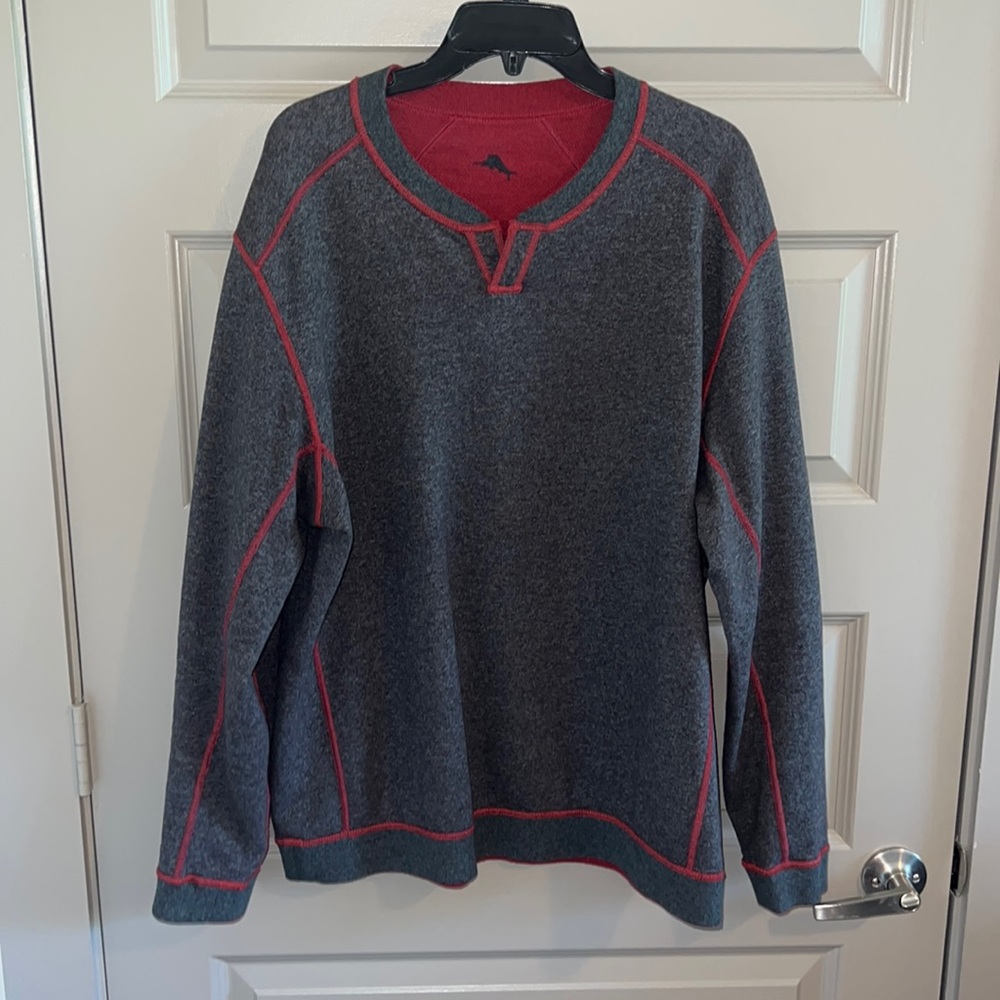 Tommy Bahama Mens Large Sweater, reversible
